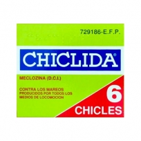 CHICLIDA 25MG, 6 CHICLES...